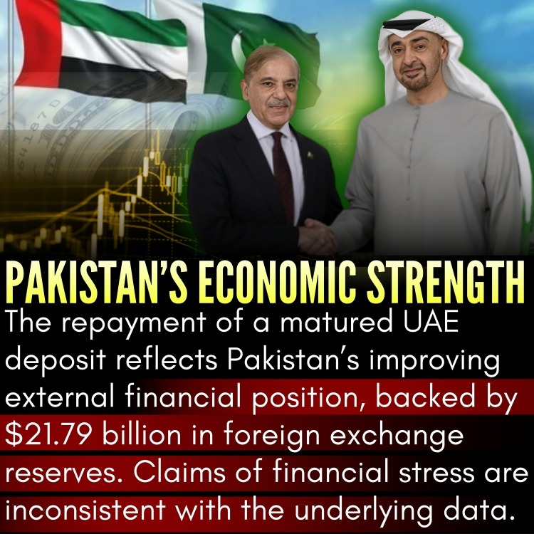 With reserves at $21.79 billion, Pakistan can fully repay UAE’s long-term deposit, showing restored financial stability and global confidence.

#paredãobbb #rimjhim #GranHermanoGeneraciónDorada #BeşiktaşınMaçıVar #AtletiBarça