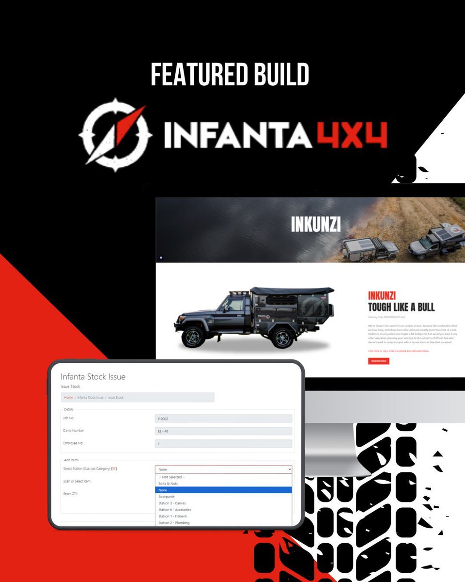 LiquidEdge_SA's tweet photo. Introducing: Infanta 4X4.
We partnered with them, a brand known for designing rugged off-road caravans built for real adventure, to strengthen the systems behind their growing operations. #WorkflowAutomation #OperationalEfficiency #ManufacturingSystems  #LiquidEdgeSolutions https://t.co/PchH7rQq0j