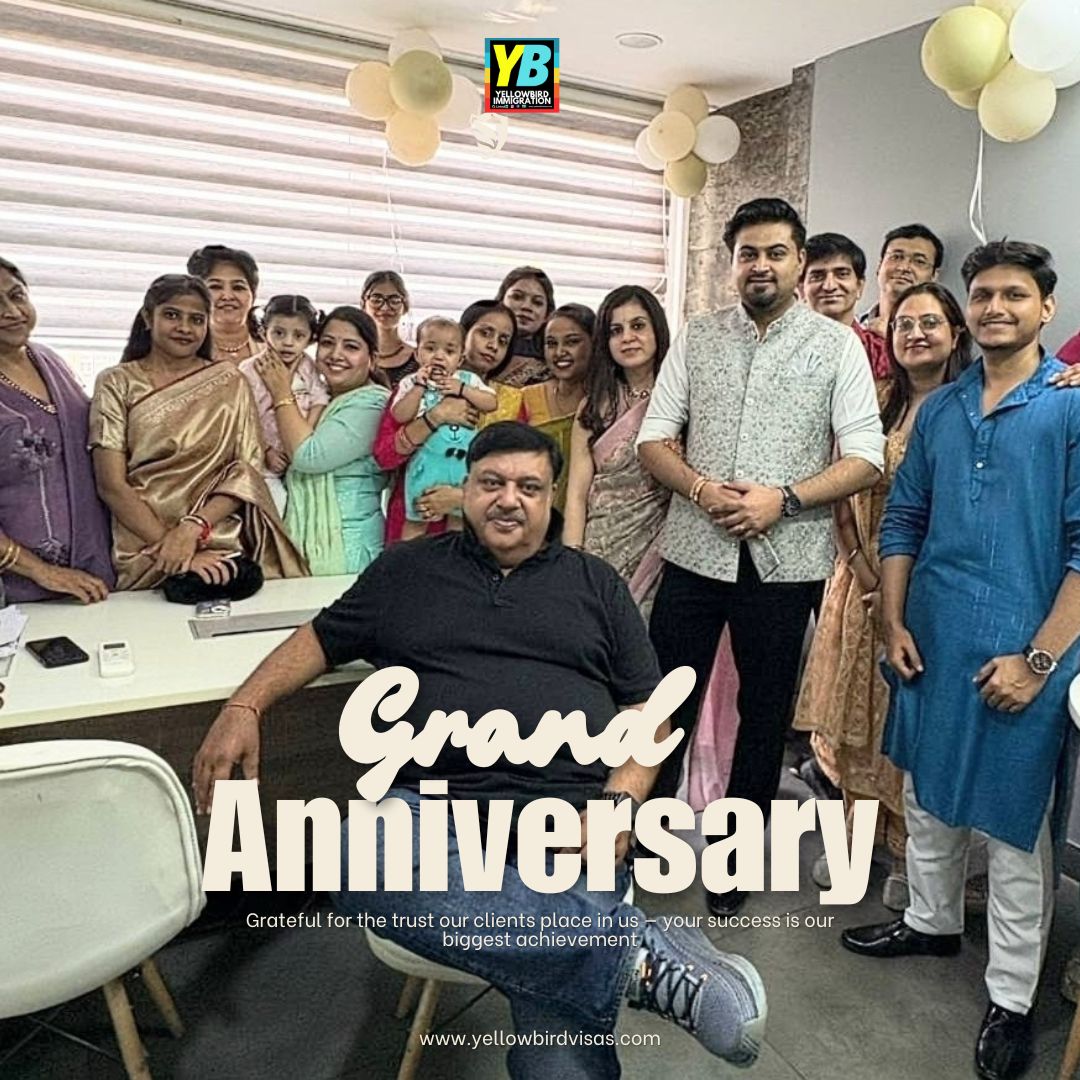 yellowbirdvisas's tweet image. This anniversary belongs to every client who trusted us with their dreams. Thankyou for choosing us 🎊❤️

#anniversary #yellowbirdimmigration #cheerstoanotheryear #explore #bestvisaconsultants