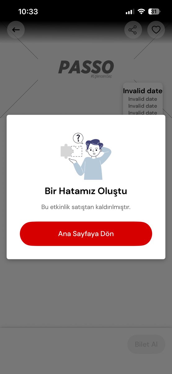 uuzerr's tweet photo. @enbiya_topal Hala bu hatayı alıyorum ne zaman düzelecek ? İkinci biletimi sepete ekleyemiyorum https://t.co/o8v40rph2l