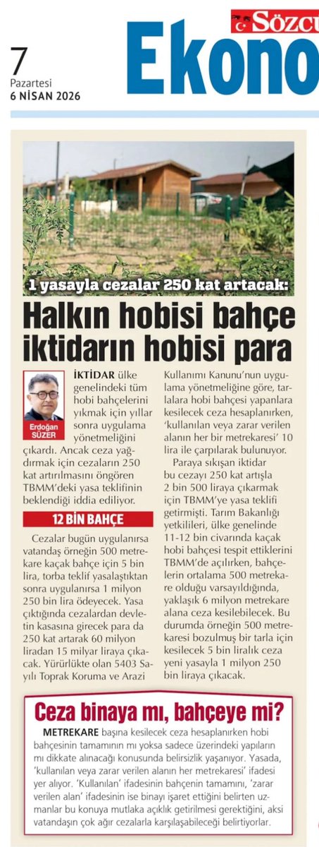 Erdoğan SÜZER tweet media