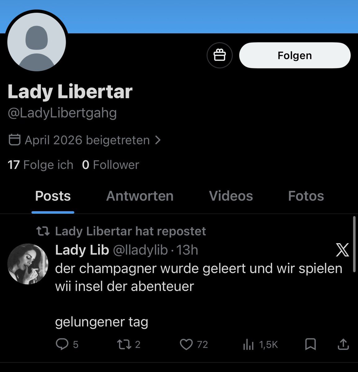 lladylib's tweet photo. @LadyLibertgahg  

das bin ich nicht. Keine ahnung wer so schlecht faked, aber nur fyi

wenn der euch irgendwas schickt, bitte nicht draufklicken
und melden pls 😘 https://t.co/LIpOENTyC9