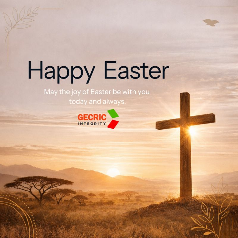 GecricIntegrity's tweet photo. This Easter, we reflect on the power of sacrifice and the strength it takes to build, restore, and sustain. 

Happy Easter! https://t.co/SG0AU52cPz