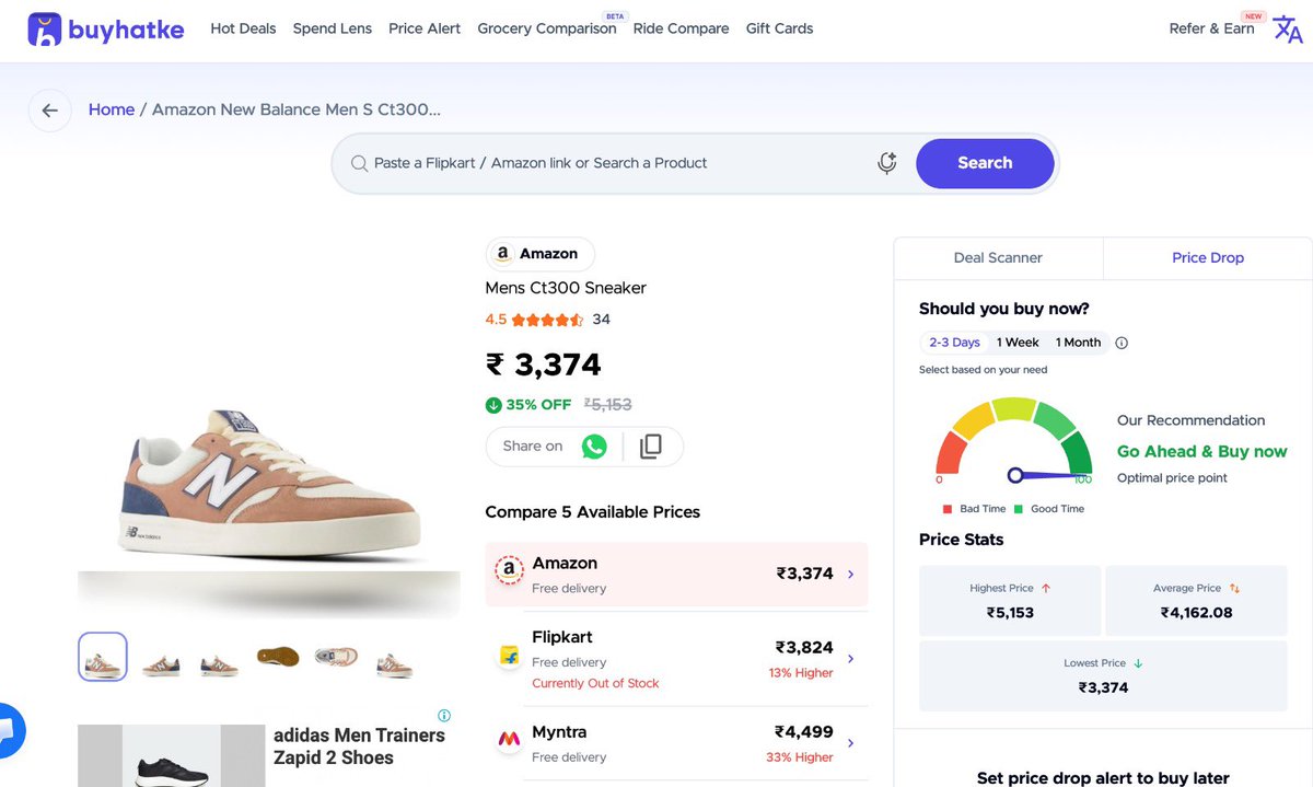 BuyHatke tweet media