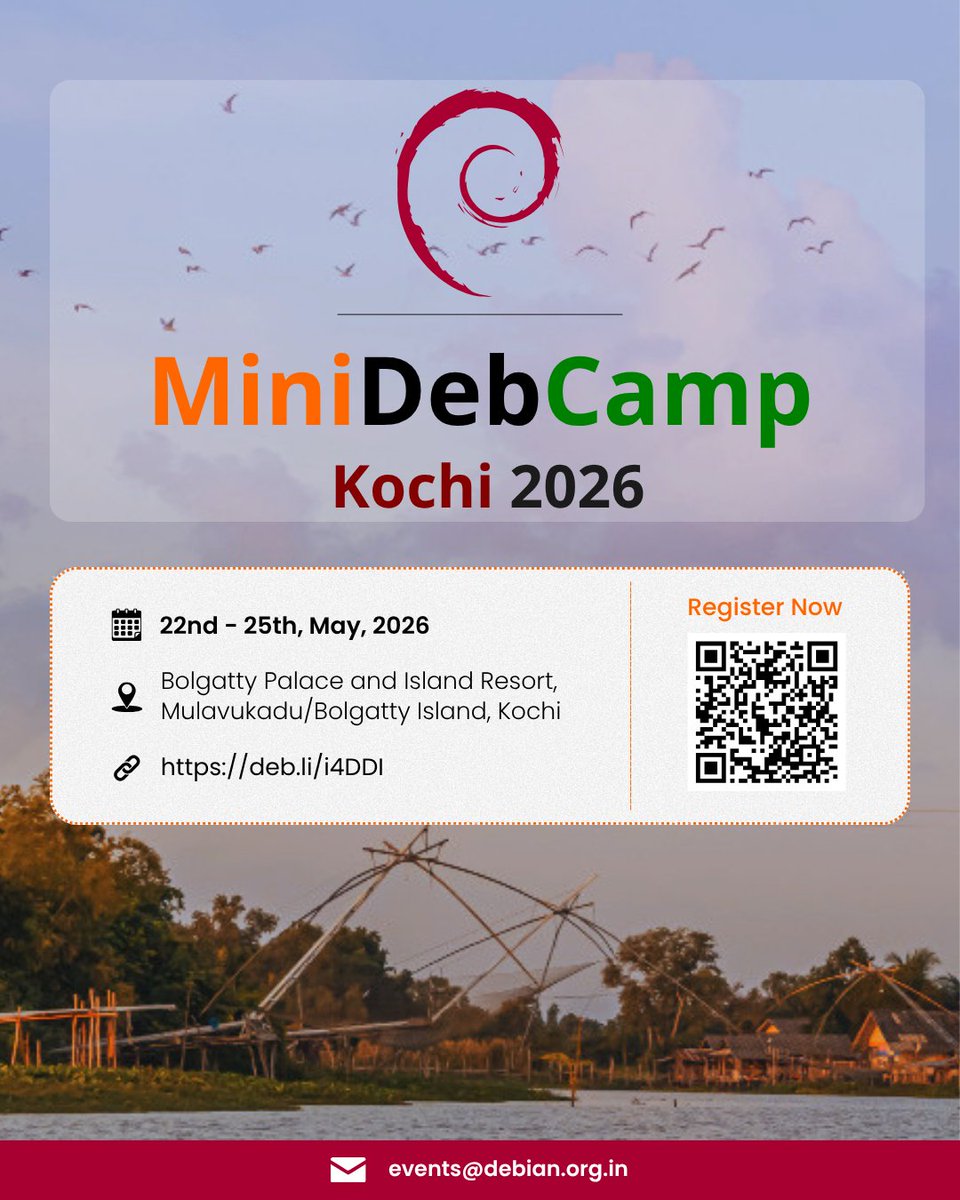 Debian India tweet media