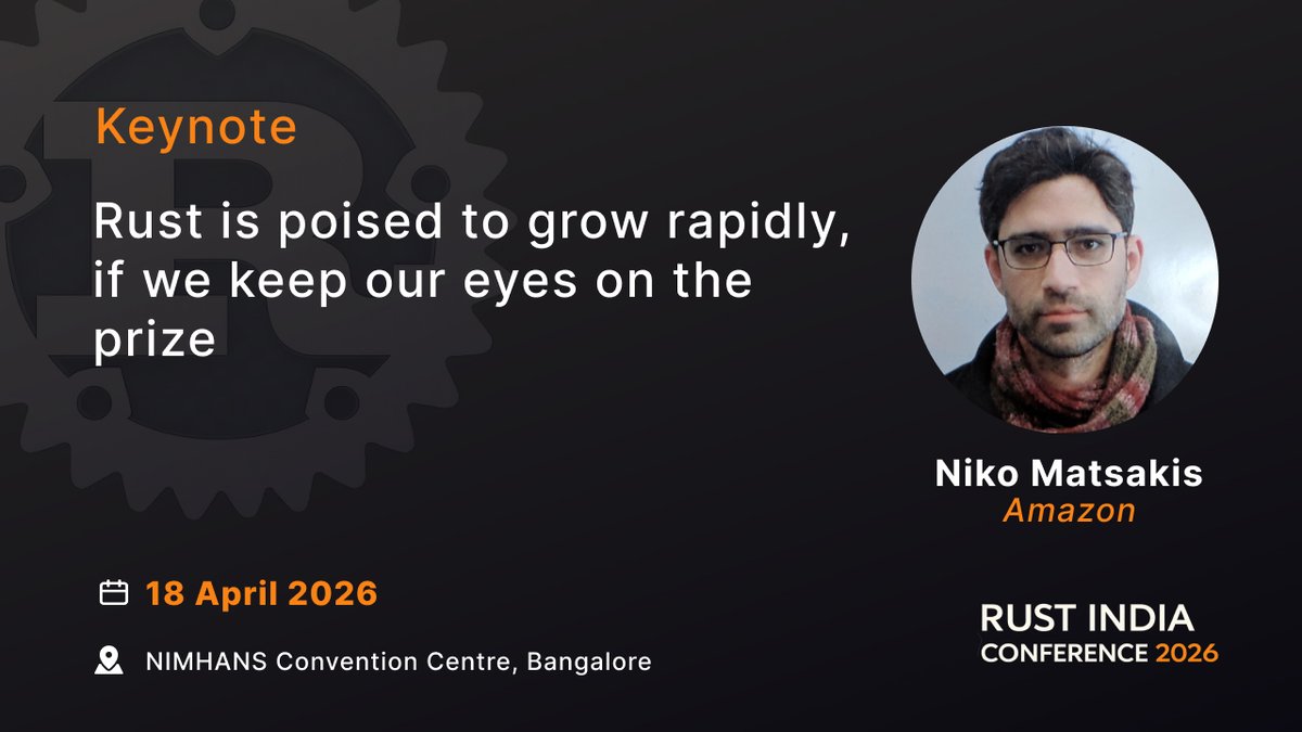 RustINDIA tweet media