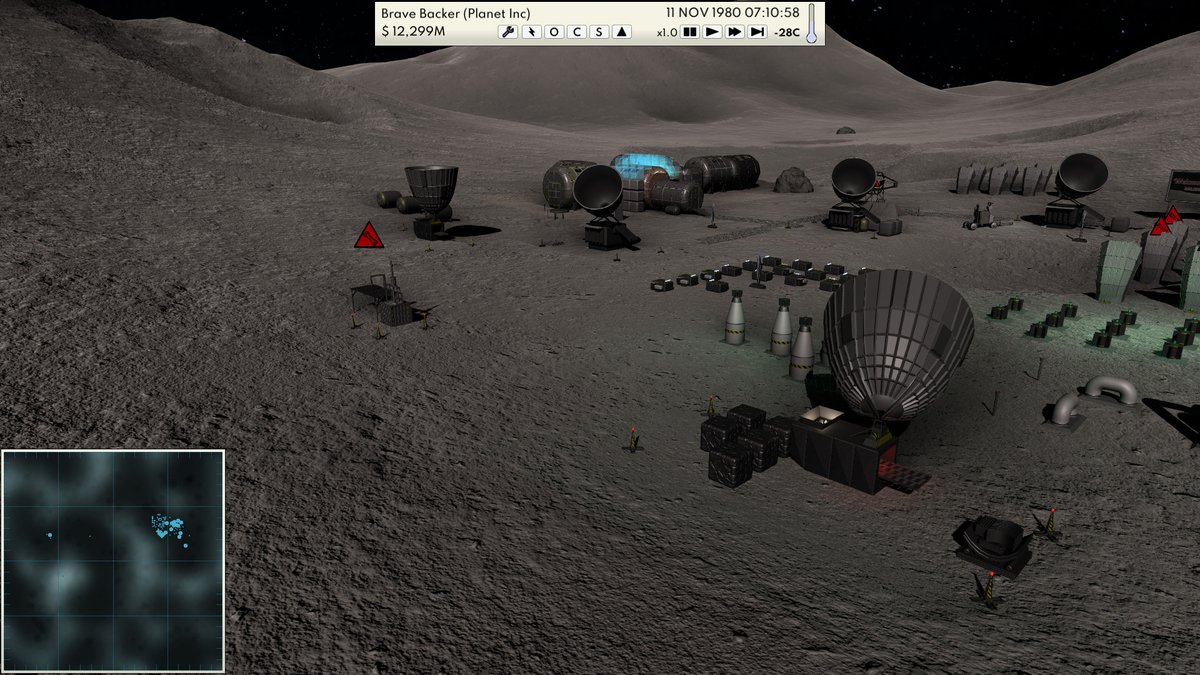 outerspaceshack's tweet photo. @franceinfo C'est un remake d'Apollo 8, mais probablement sans la lecture de la Genèse pour Noël.

On se demande forcément ce qu'il se serait passé si les hommes étaient restés sur la lune après Apollo. Outer Space Shack est le jeu vidéo que j'ai créé pour explorer ce scenario. https://t.co/O8z0SUVYsR