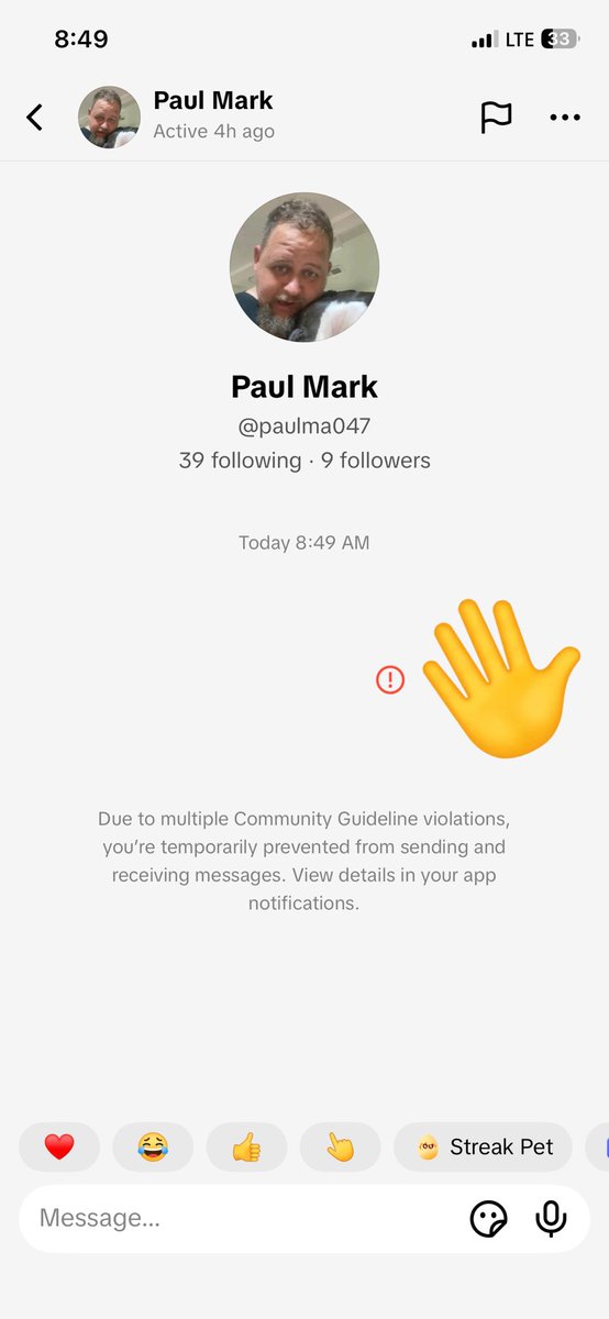 Sh20622Morgan's tweet photo. Please help a brother…have been restricted on sending messages and receive messages from TikTok. What can I do to fix this 🙏 https://t.co/sYwiixLAOb