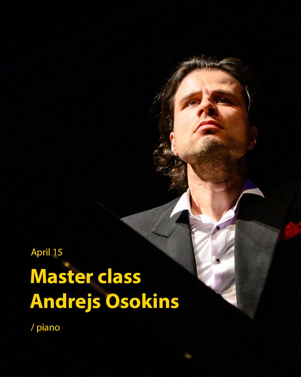 VereMusicFund's tweet photo. 💫 VERE MUSIC ACADEMY: April Piano Master classes:

April 13 – Master class of Julian Riem (piano), Germany.
https://t.co/UbAMP02MiJ

April 15 – Master class of Andrejs Osokins (piano), Latvia.
https://t.co/4GXpMbivIh

#VereMusicFund #VereMusicAcademy #piano #masterclass https://t.co/EIs0OuTgIz