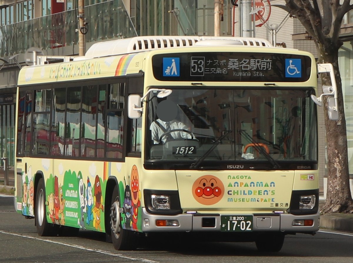 三重交通（桑名）1512（三重200か1702） 2TG-LV290Q4（2024年式