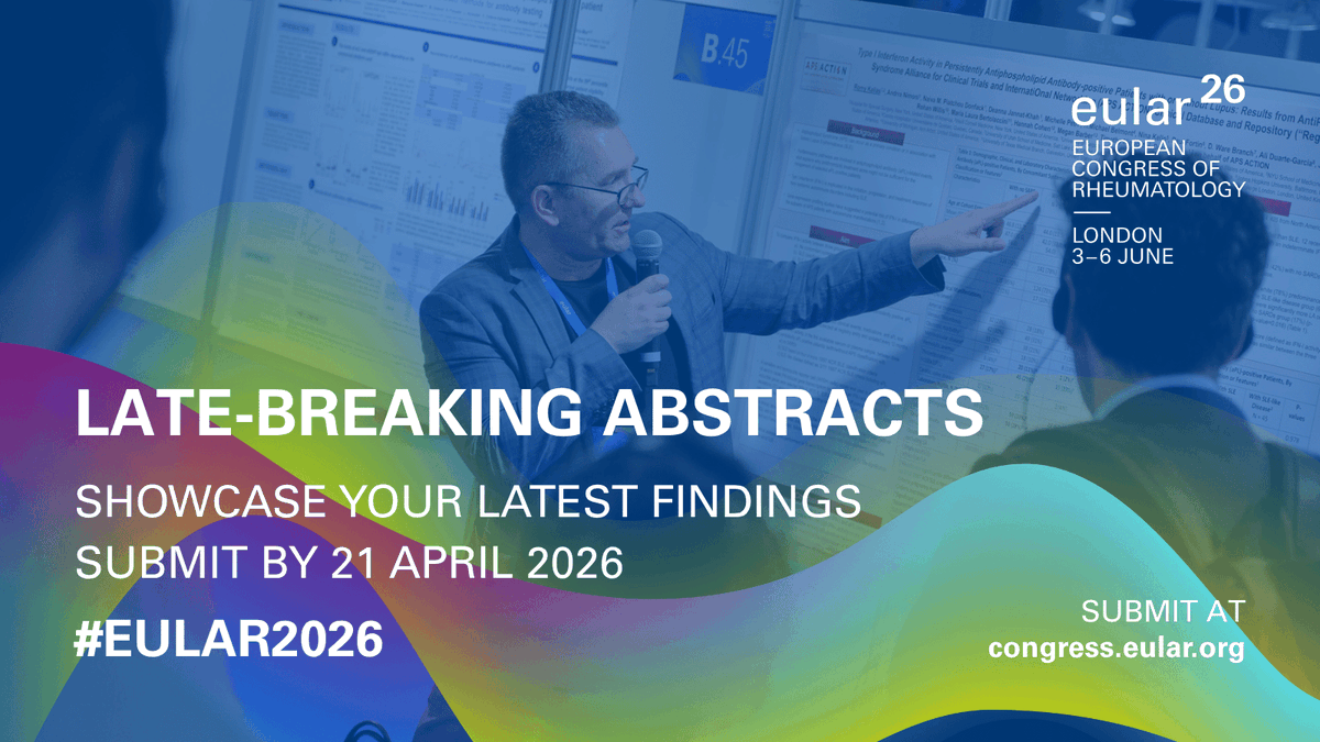 EULAR tweet media