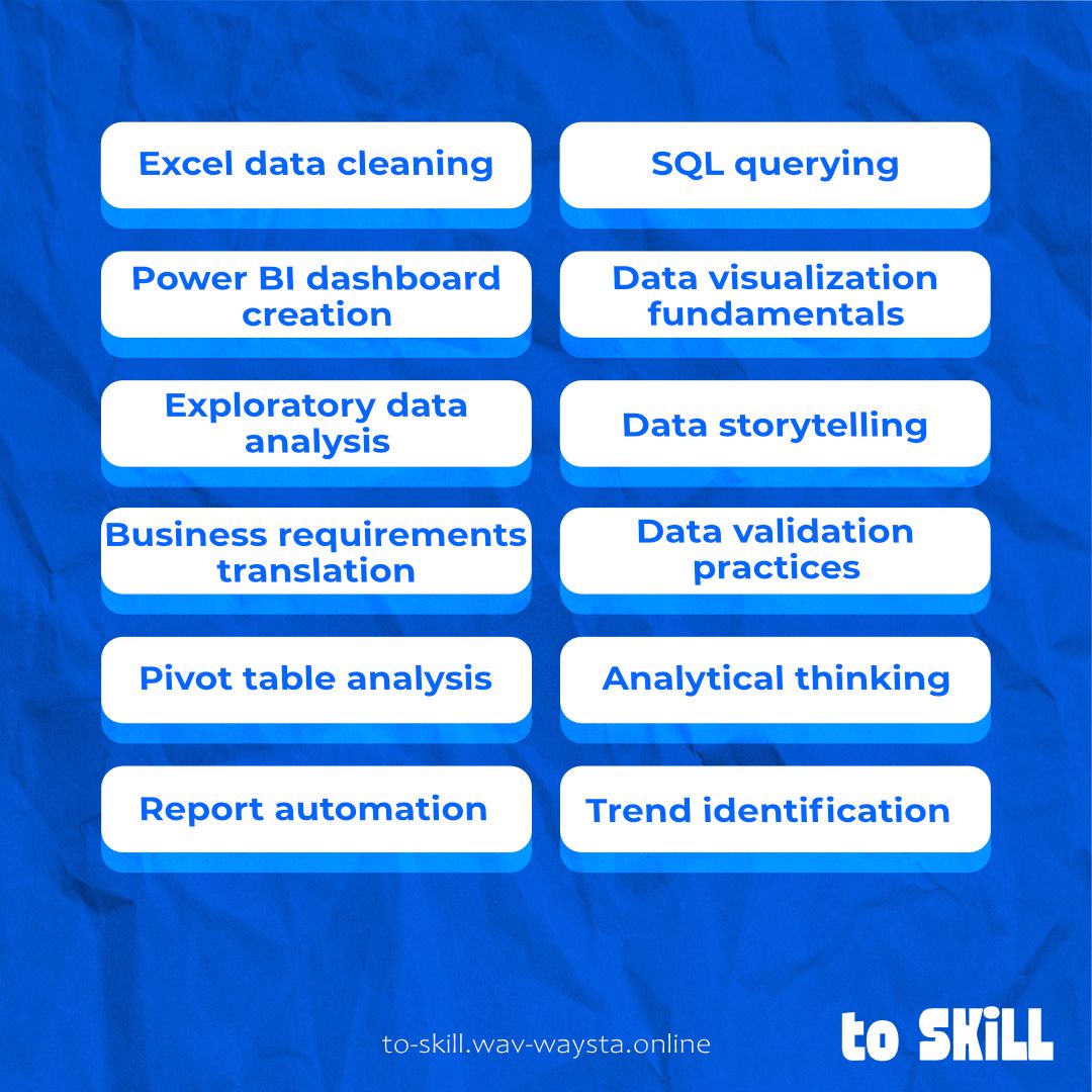 toskillZA's tweet image. Turn SA’s load‑shedding chaos into a job‑ready data skill—free, 6‑10 weeks, real‑world project. 
Start now:  👉 to-skill.wav-waysta.online/pathways/entry… 

#Data #LoadShedding #FreeLearning