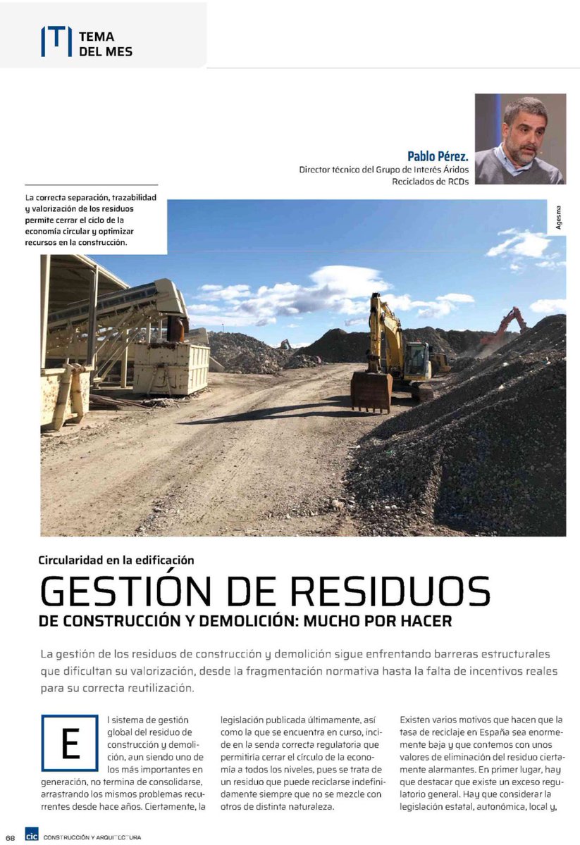 Áridos Reciclados de RCD tweet media