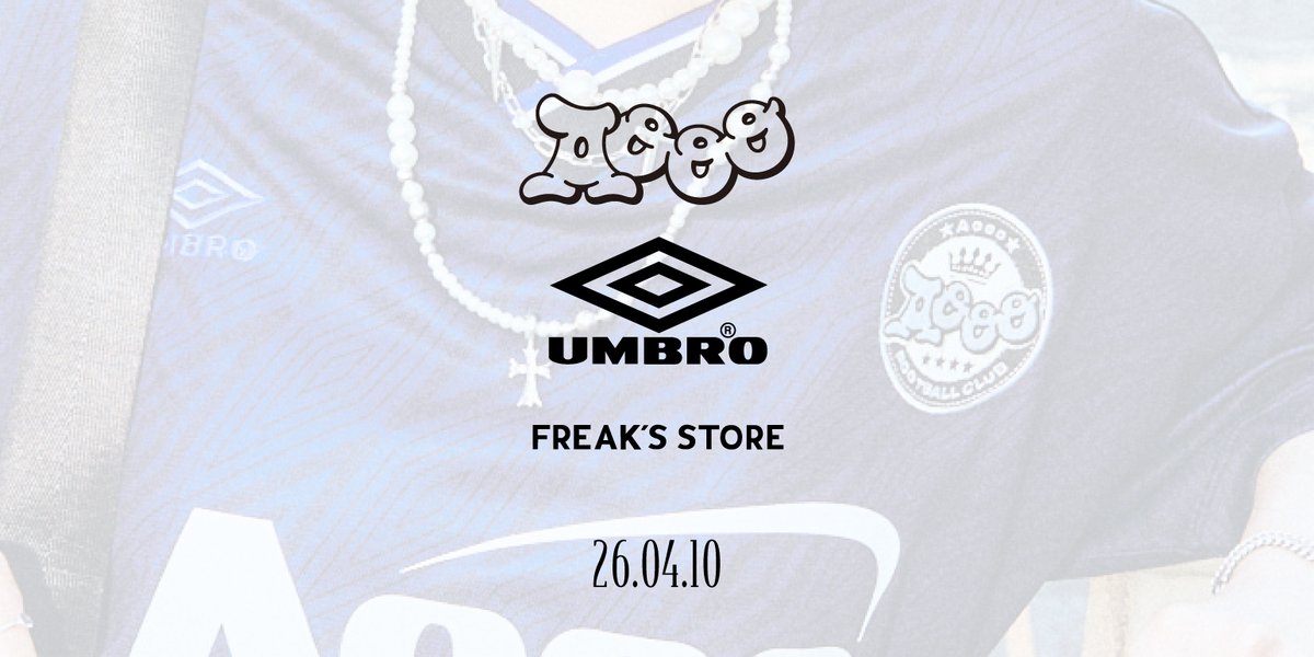 Daytona_Park's tweet photo. UMBRO × Aooo
FREAK'S STORE SPECIAL COLLABORATION
4/10 Fri. Release!
詳細はこちら▶︎ https://t.co/BnMxT36hxy

1924年イギリス発祥のフットボールブランド＜UMBRO＞と、石野理子(Vocal)、すりぃ(Guitar)、やまもとひかる(Bass)、ツミキ(Drums) からなる2023年結成の男女4人組ロックバンド＜Aooo＞とのコラボレーションアイテムが、4/10 Fri.にFREAK'S STORE及びDaytona Parkに登場。

メンバーの血液型に由来しているバンド名Aoooのロゴやエンブレムが配された、アノラックパーカやゲームシャツ、ジップフーディといったウェアから、キャップ、バッグの雑貨までバリエーション豊富に展開します。

メンバーが登場したキービジュアルやファッションルックも公開予定！

お楽しみに！

 @Aooo_band
#Aooo #アウー