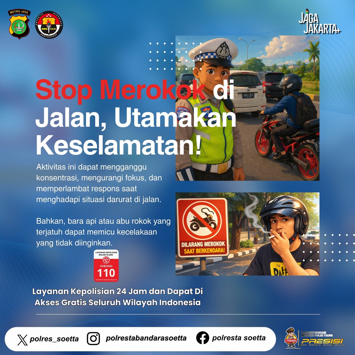 Humas Polresta Bandara Soetta tweet media