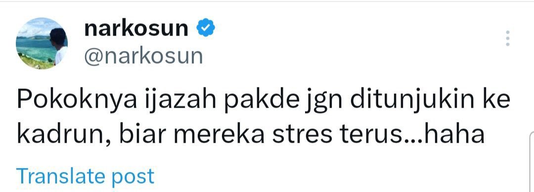 Quote72920491's tweet photo. @narkosun Ya kah 😜 https://t.co/qw9AiRwZm1