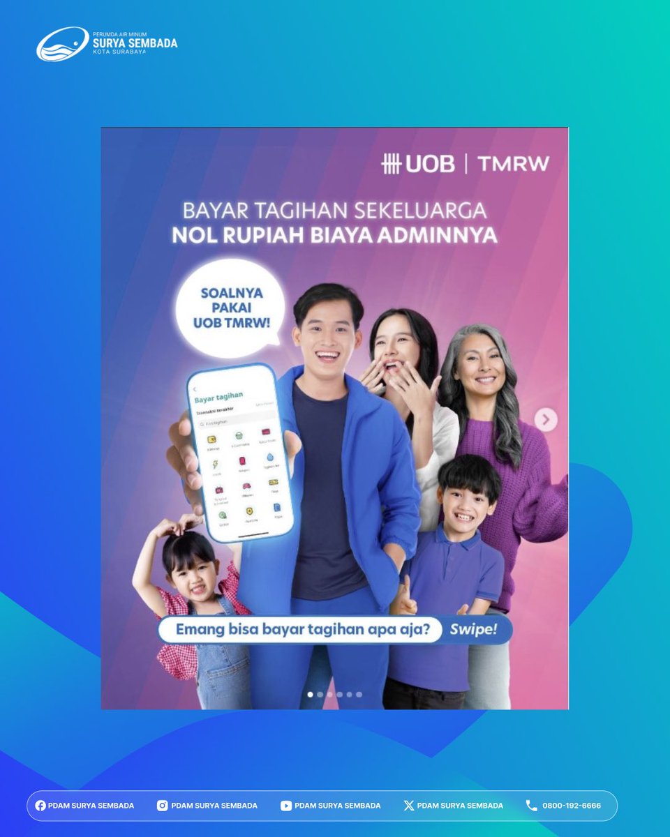 Perumda Air Minum Surya Sembada Kota Surabaya tweet media