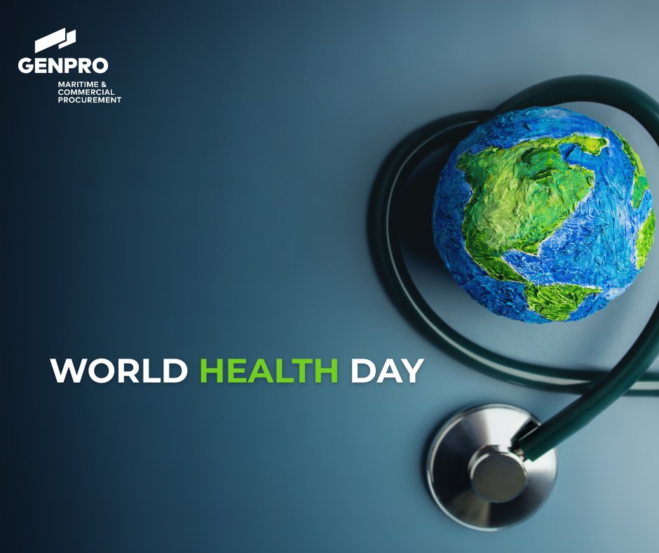 genpro_GO's tweet image. On World Health Day, we’re reminded that universal health coverage starts with shared responsibility.
In maritime, wellbeing means safe conditions, responsible sourcing, and partners who put people first.

#GenPro #WorldHealthDay #PeopleFirst