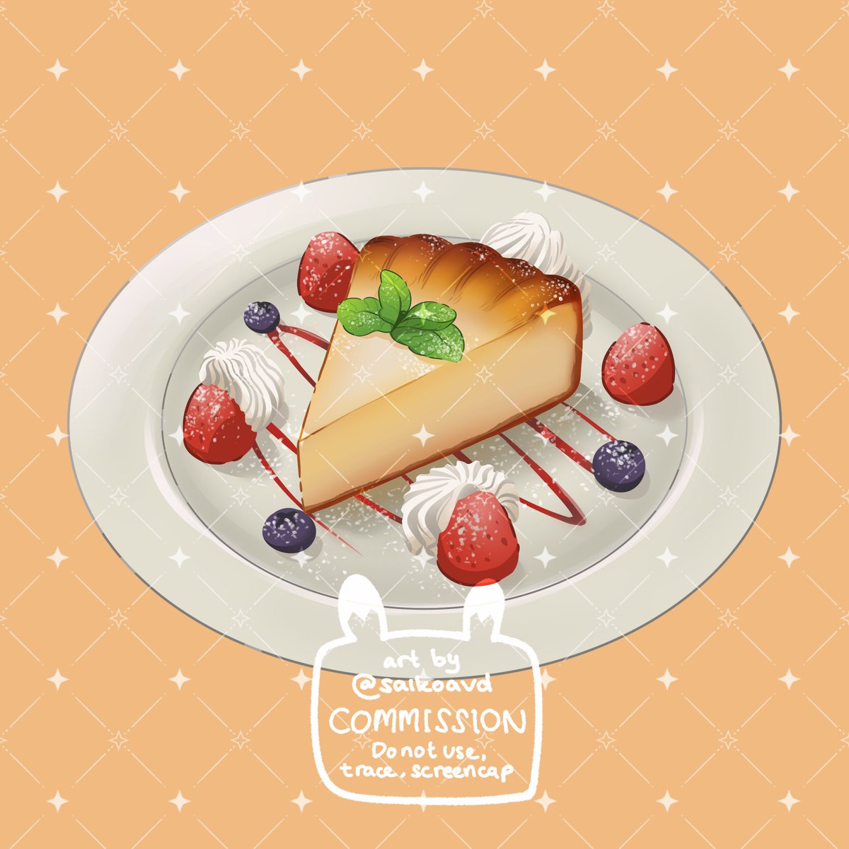 Btw aku gapernah share gambarku/hasil komis yg selain gambar animek yah😭
Ini hasil komis food illustration dari 2 dan 3 tahun lalu buat laprak temen wkwk

#Saikomis #foodillustration