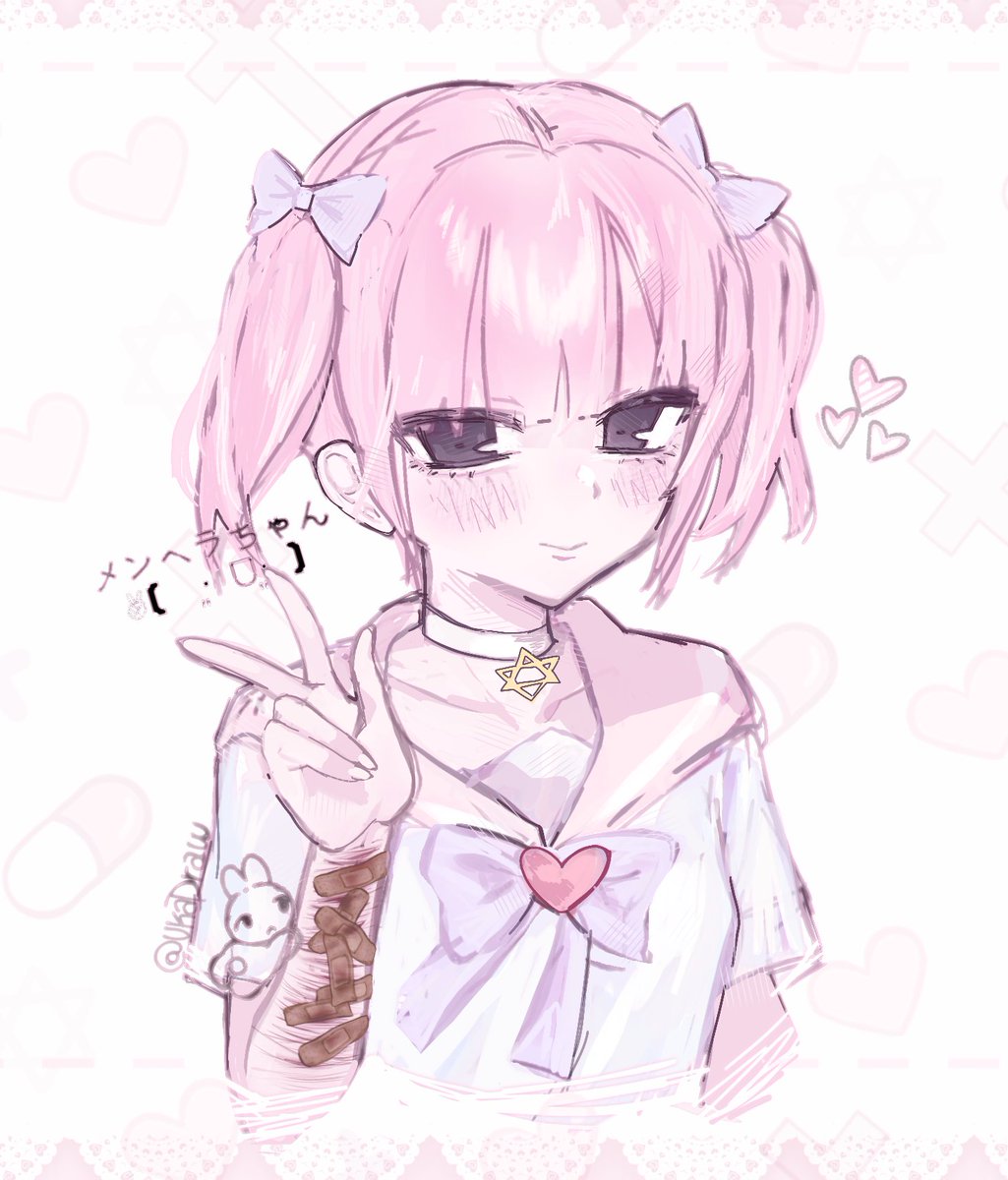 vkadraw's tweet photo. My #menherachan fanart 🎀 <3
— ⋆. 𐙚 ˚
#IbisPaintX #digitalillustration #病みかわいい  #描いてみた #artist #myart https://t.co/02V6kTZBWj