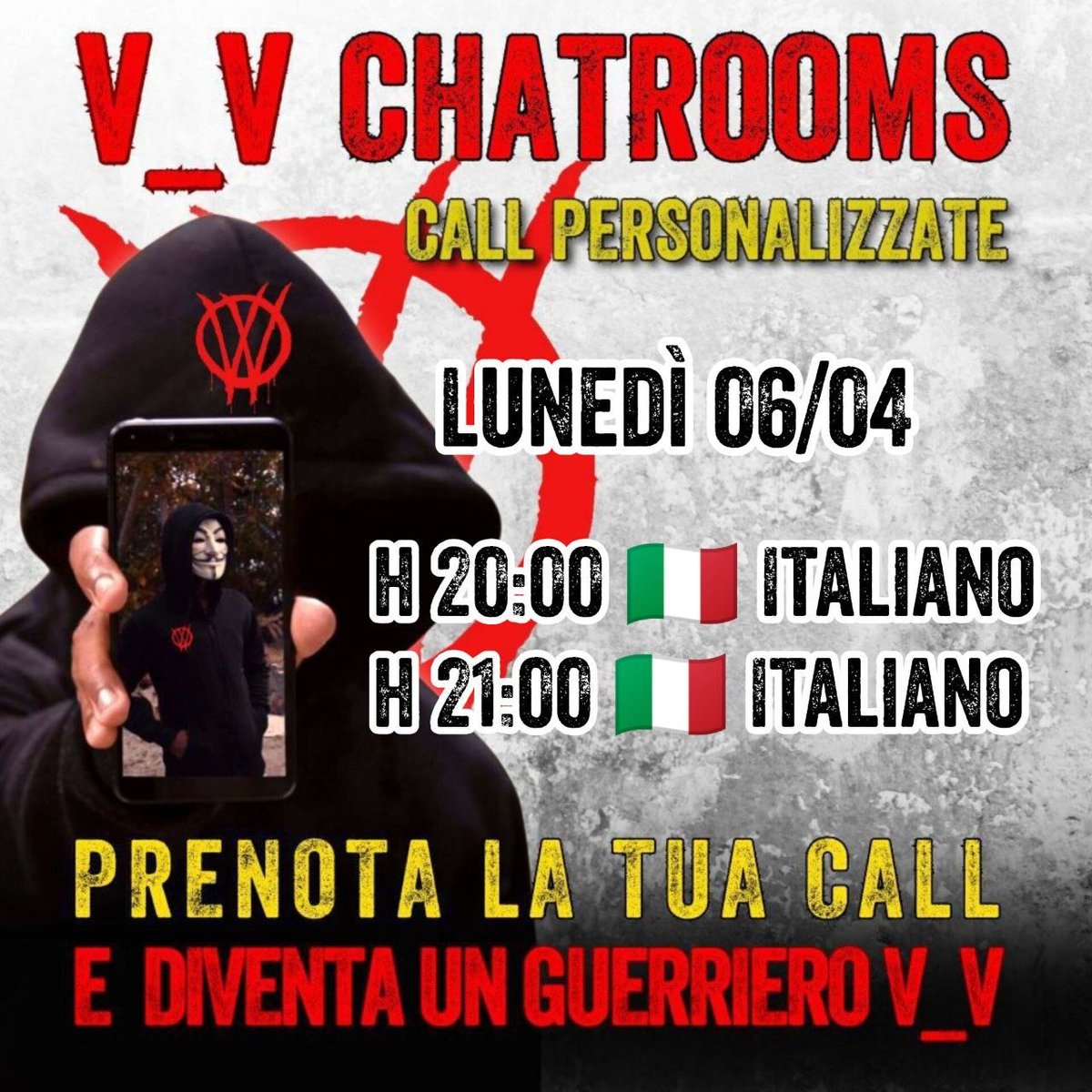 VIENI A PARLARE IN MODO RISERVATO CON UN GUERRlER0 #V_V CHE TI SPIEGA PERCHÈ L0TTlAMO E COME L0TTARE ANCHE TU

ON LINE OGGI
Lunedì #6aprile

TROVI UN GUERRlER0 ALLE ORE:

h 20:00 🇮🇹 Italiano
h 21:00 🇮🇹 Italiano

t.me/+RpSTxOYoq2Q0Z…