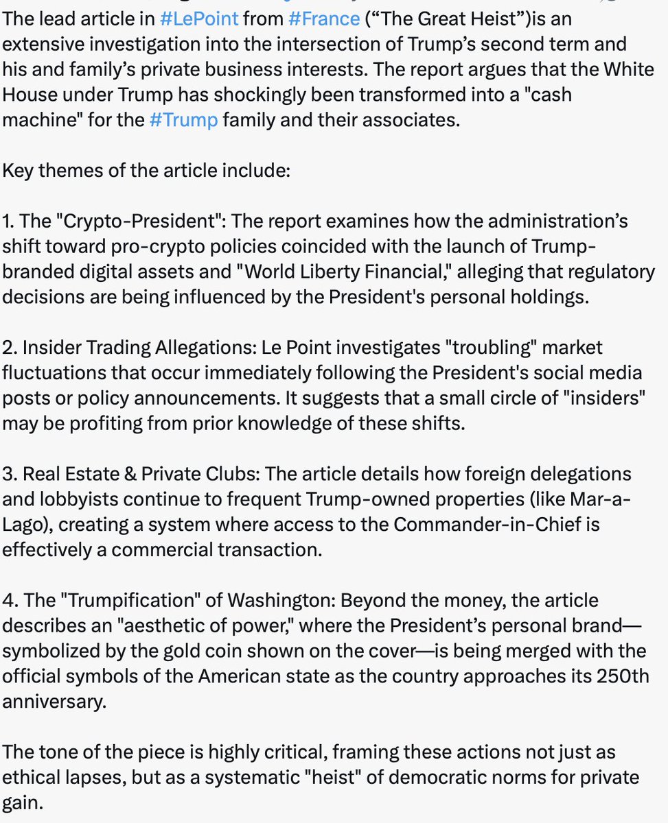 jon_swed's tweet photo. @RealJamesWoods OPERATION EPIC FAILURE

TRUMP
No more wars, a wall, Epstein files, a drained swamp, America First, new infrastructure, 5K DOGE &amp; 2K stimulus check, lower food &amp; gas prices, affordable healthcare

RESULTS
Trump delivers wealth to his family, $4 billion USD "off of the presidency" https://t.co/xl5YOHubJj