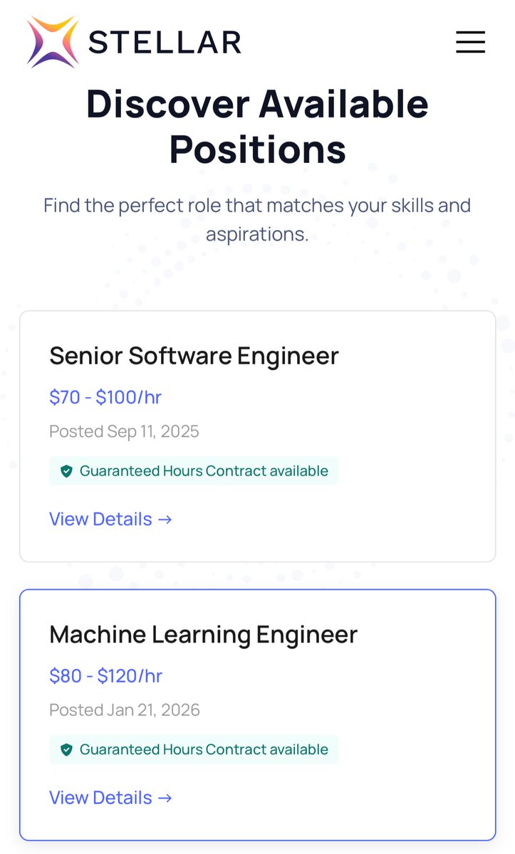 Olamicryptt's tweet photo. opportunity to earn as low as 25$/hr for training AI, no country restrictions, no cv needed

regarding my previous Allignerr post, got some feedbacks regarding them not paying agreed fees, some mentioned they don’t drop payment at the stipulated timeframe, and some said they don’t pay at all 

irrespective of whichever might happens, we keep looking for opportunities to help and assist each other 

made another research on how to get gig (training AI and earning potential per hour), so I came about STELLAR

how to position :
• click this link = https://t.co/mJEj7CGL4i
• regsiter with your email 
• get verification link on your email, then click it for approval 
• explore the sites and check as many jobs available 
• choose any of the job you are comfortable with and please read the job descriptions and guidelines 
• then click to do the skill match 
• do the test and make sure you pass it 

NB: verification is under 10-24 hours, once approved you will also get job approval within first 24-48 hours as confirmed 👍🏻 

incase you have questions, please drop in comment session and I will attend to them all 

thank you 

stay tuned for more  

please remember to repost for others to benefits