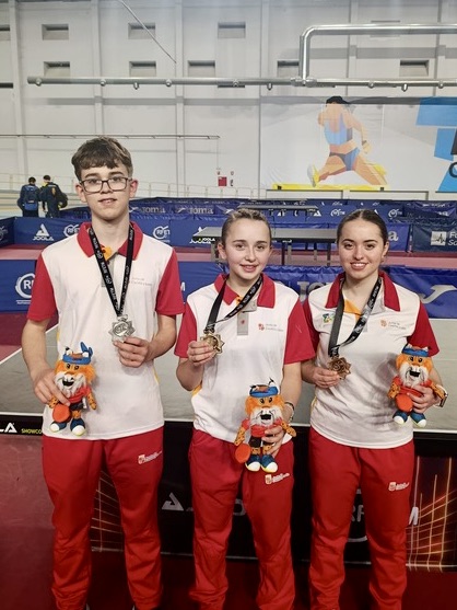 Deportesjcyl's tweet photo. Impresionantes resultados en Antequera 🏆
 
CESA 2026 
🥇 Esther Hasek - Campeona de Individual Infantil Femenino
🥈 Sergio Méndez - Individual Infantil Masculino
🥉 María Méndez - Individual Cadete Femenina https://t.co/wgdDCBcacl