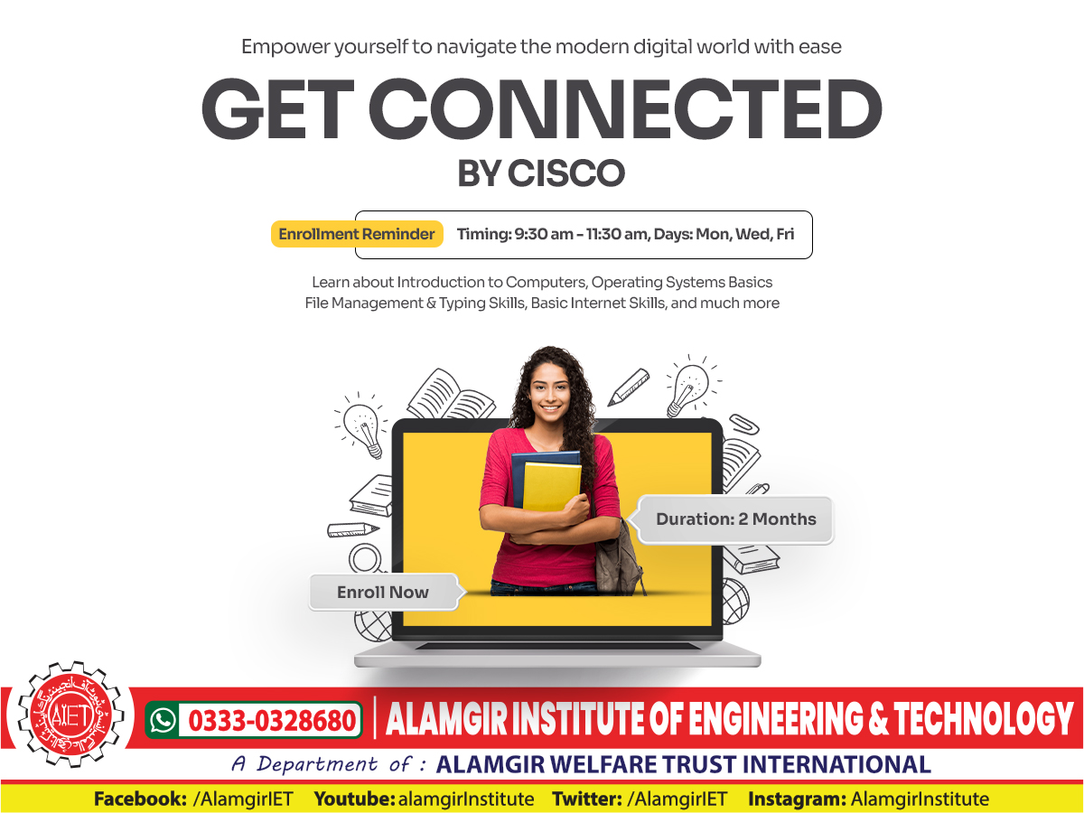 AlamgirIet's tweet image. Join our Get Connected Course and empower yourself to navigate the modern digital world with ease 💫💻
Register Yourself Now 👇🏻
Google: forms.gle/3aoAj8tMbAFfj9…

#AIET #getconnected #newclassesstarting #upgradeitskills 
#digitalliteracy #informationtechnology #registeryourselfnow