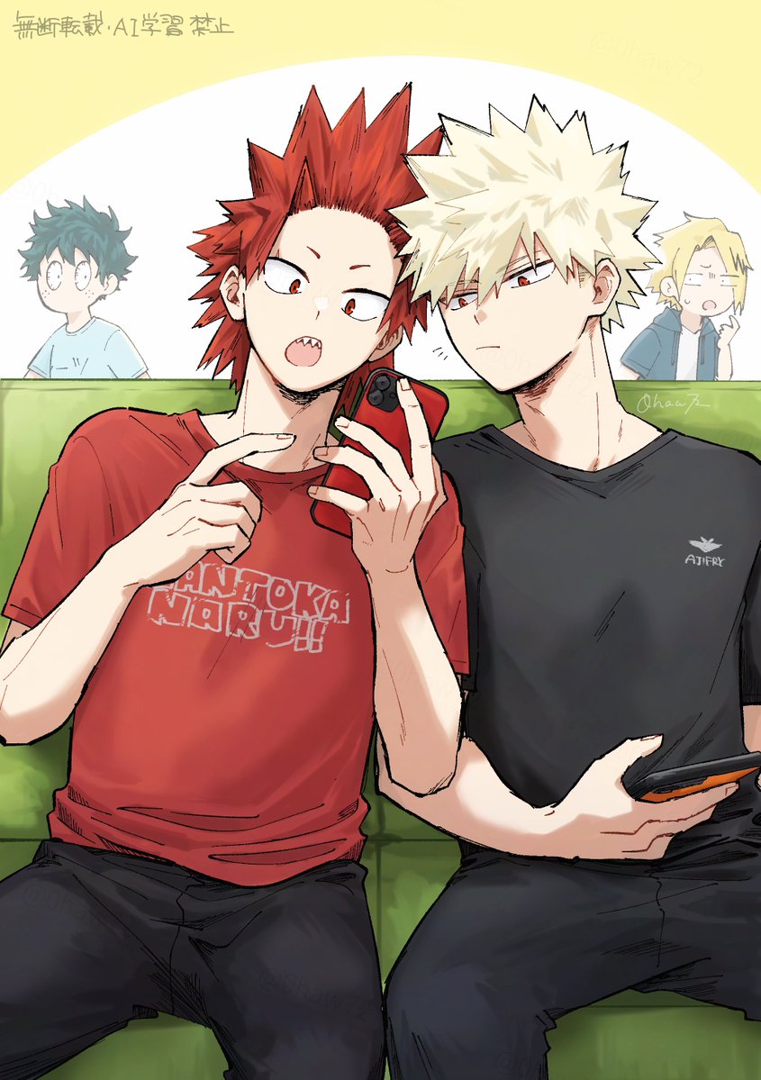 【切爆】
無自覚に距離近い切爆かわいいね😋