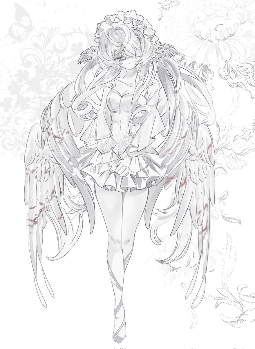 LaniKeea's tweet photo. Commission sketch🤍🪽
#art #artmoots #sketch #angel https://t.co/Dja1PdJjN7