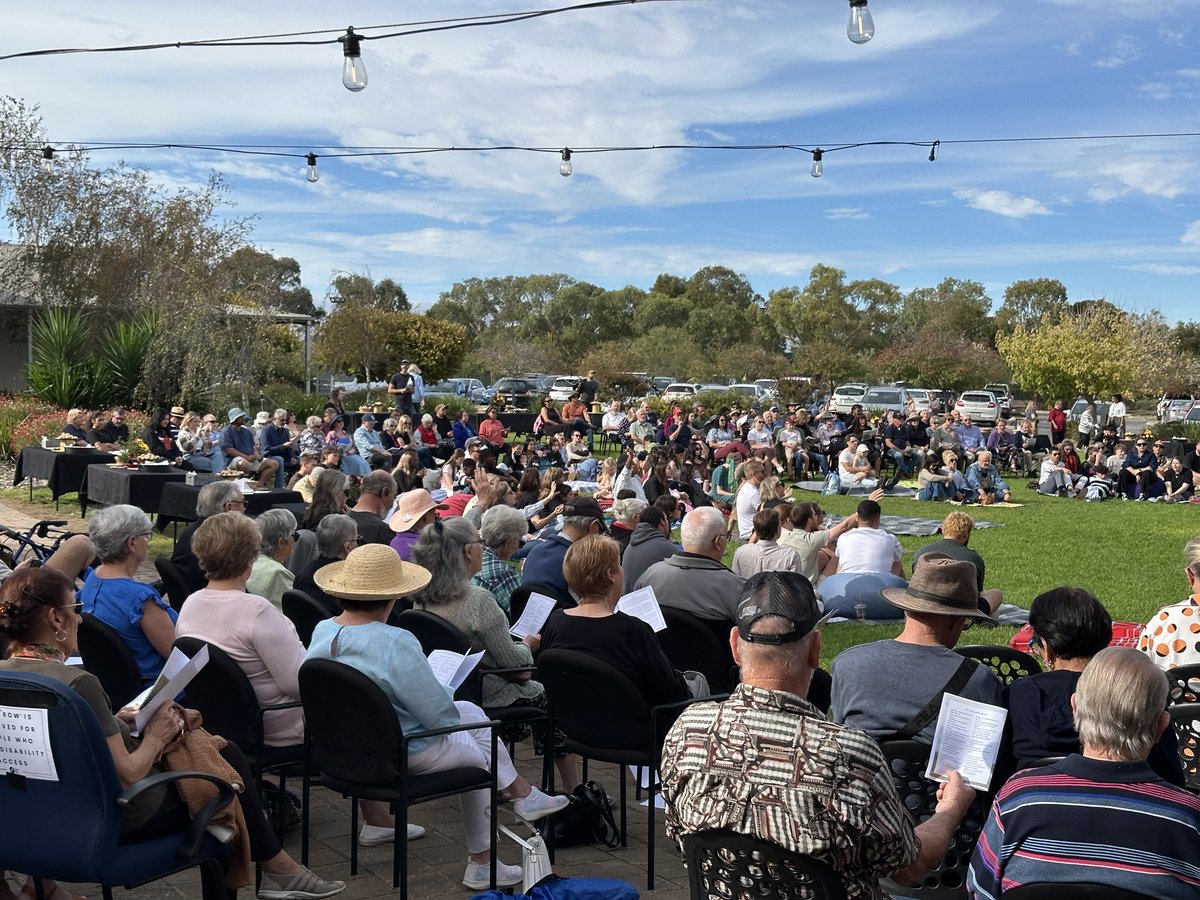 BillVasilakis's tweet photo. Good Friday outdoors service at CFC Seaton 2026 https://t.co/9N9QWVlJY3