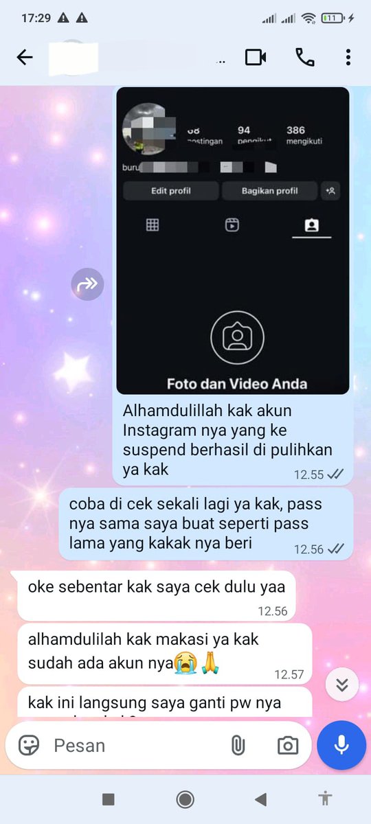 Likaantiska's tweet photo. Jasa Hapus Akun dan Jasa Pemulihan akun

Hapus akun Facebook, Instagram, Line, Twitter, YouTube, &amp; lain nya. 

Jasa balikin akun Instagram dan Facebook, Tiktok, Linkedlin, Gmail, Line, all sosmed 

Fast Proses💌

https://t.co/tme1cAsSmC https://t.co/16syKWwNy5