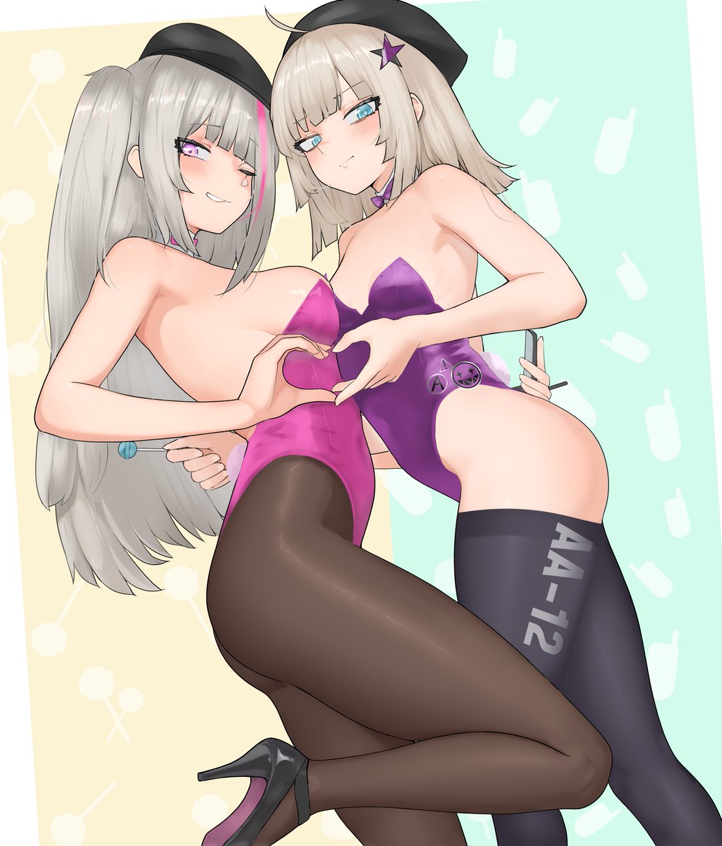 MDR and Lind bunny suit!
Thank you <a href="/sigma_goy/">Marginal🇮🇪</a> for commission!
#GirlsFrontline2 #少女前线2 #ドールズフロントライン2 #소녀전선2망명
