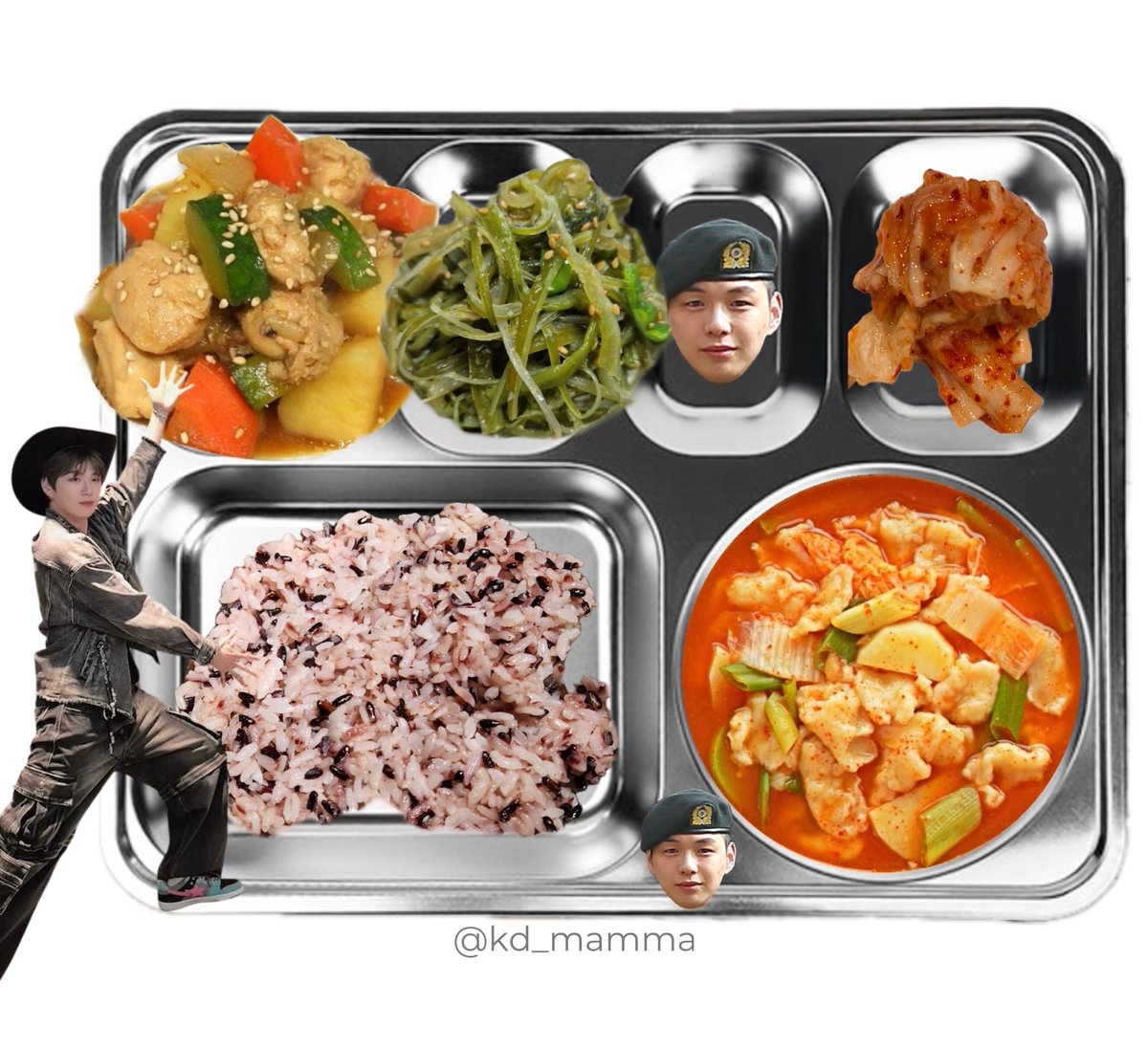 강다니엘 식판 tweet media