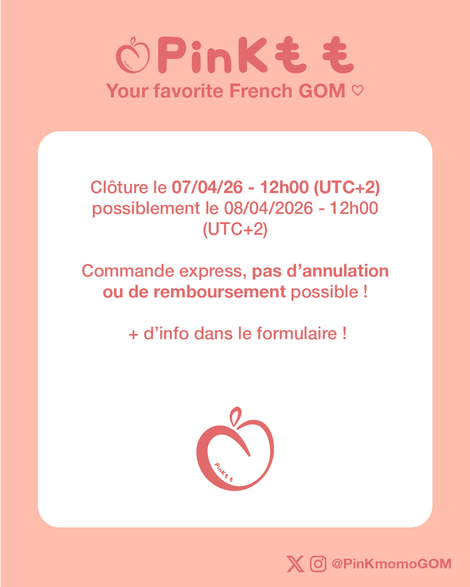 PinKmomoGOM's tweet photo. [CG] ELLE Korea, 2026 APRIL ISSUE Hyunjin
🚨 Quantité très limitées !

🍑 ~21,04€ + fdp France > France / RMP 
🍑 Clôture : 07/04/26 - 12h00 (UTC+2) ou possiblement le 08/04/2026 - 12h00 (UTC+2)
🍑 RT appréciés

Formulaires et + d'info👇 https://t.co/mzhdSJYyxe