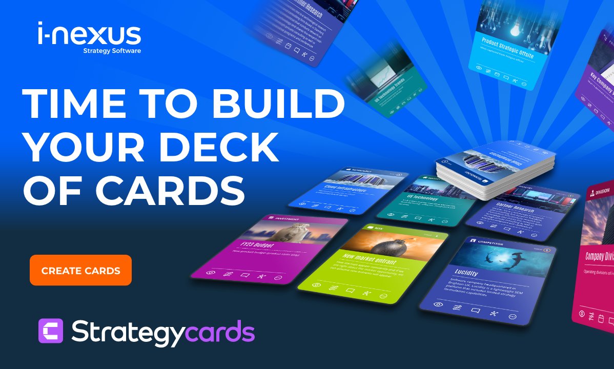 🚀 Most teams wait for “the right time” to plan.

Here’s a better way:
✅ Choose a framework.
✅ Build 3 cards.
✅ Make them shared.

Strategy Cards helps you think fast and align faster.

👉 Give it a spin: eu1.hubs.ly/H0sgPqC0

#StrategyCards