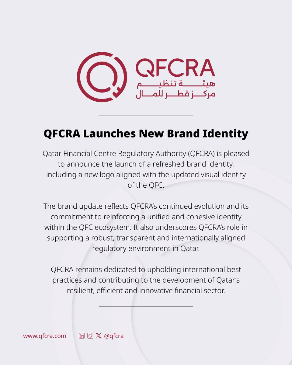 QFCRA - هيئة تنظيم مركز قطر للمال tweet media
