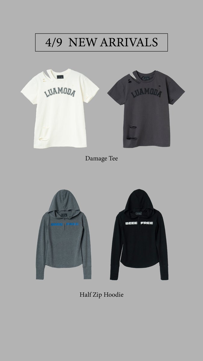 Luamoda1994's tweet photo. ／  
26SS新作紹介📣
販売日 26.04.09(Thu)  21:00〜
＼

新作の詳細紹介は
#Luamoda 公式InstagramのLIVEアーカイブにて✅ https://t.co/E7ONgQBFny