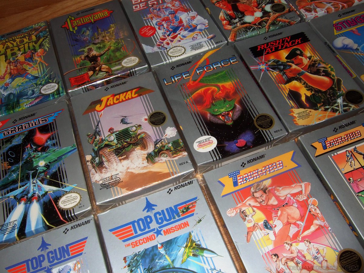 matthewhenzel's tweet image. My modest #NES #Konami CIB collection.