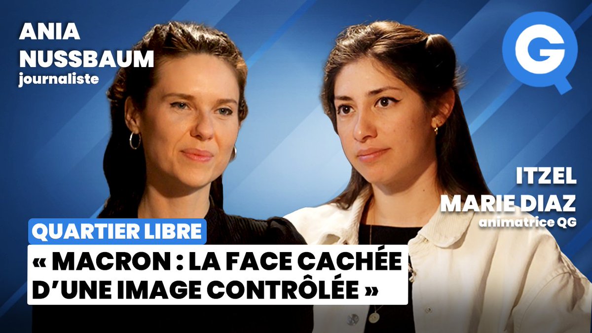 LibreQg's tweet image. 🔴 EXCLUSIF : "#Macron : la face cachée d'une image contrôlée"

Ce mardi 7 avril à 20h30 sur QG, @ItzelMarieDiaz recevra @Newsbaum_, journaliste, autrice de Accréditée: Sept ans au Palais de Macron @EditionsduSeuil 

➡️ qg.media/live/
