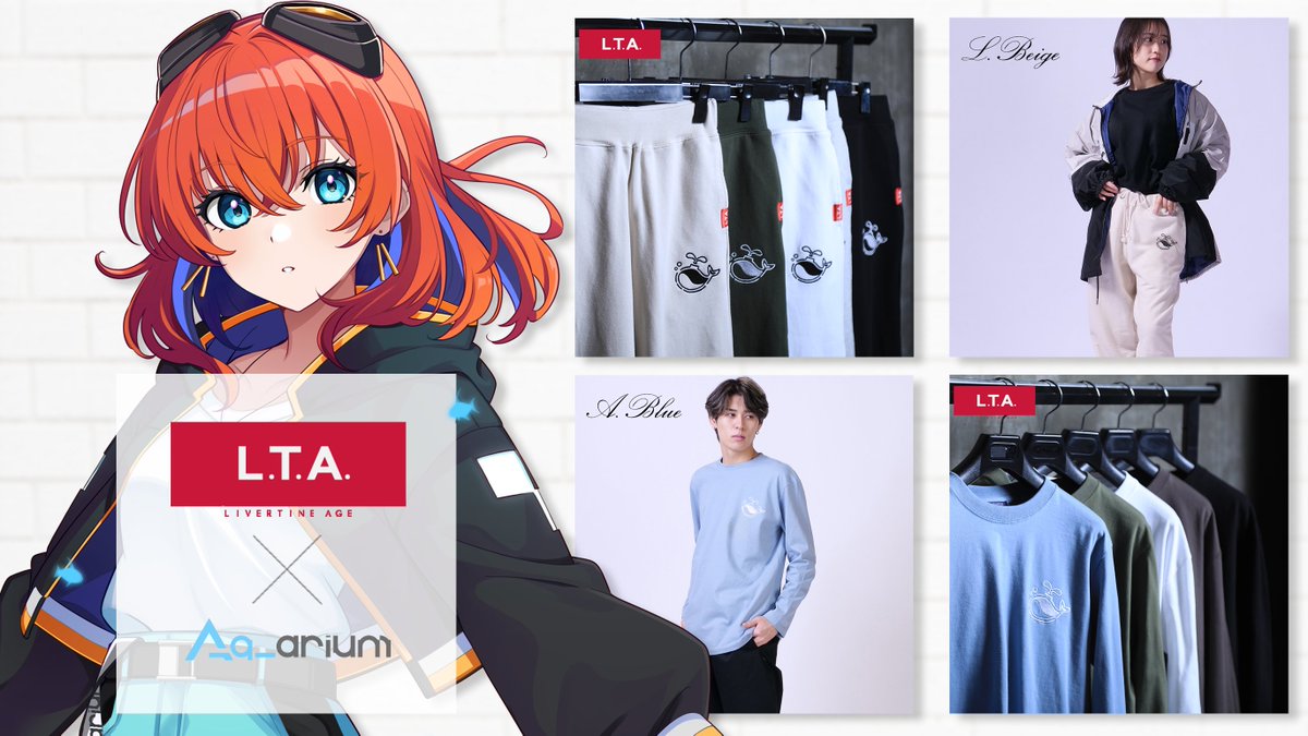 ＼#多々星カイリ × #LIVERTINEAGE
　コラボ商品受注受付は、【本日】まで！／

キュートなくじらデザインを身につけて
のんびりするも良し！
お出かけするも良し！
お迎えをお待ちしております🐋✨️

▼受注ページはこちら
livertineage.jp/SHOP/214481/24…

◉受注締切：本日23:59まで◉