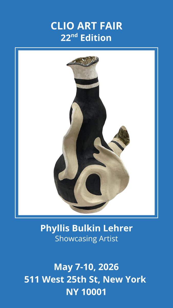 ⭐️ Clio Art Fair May 2026 Editions’ Showcasing Artists! 
🎨 Phyllis Bulkin Lehrer
#clioartfair #clioartfair2026 #clioartfairmay2026 #makeartworldwide #showcaseinny #independentartist #besogoodtheycantignoreyou
