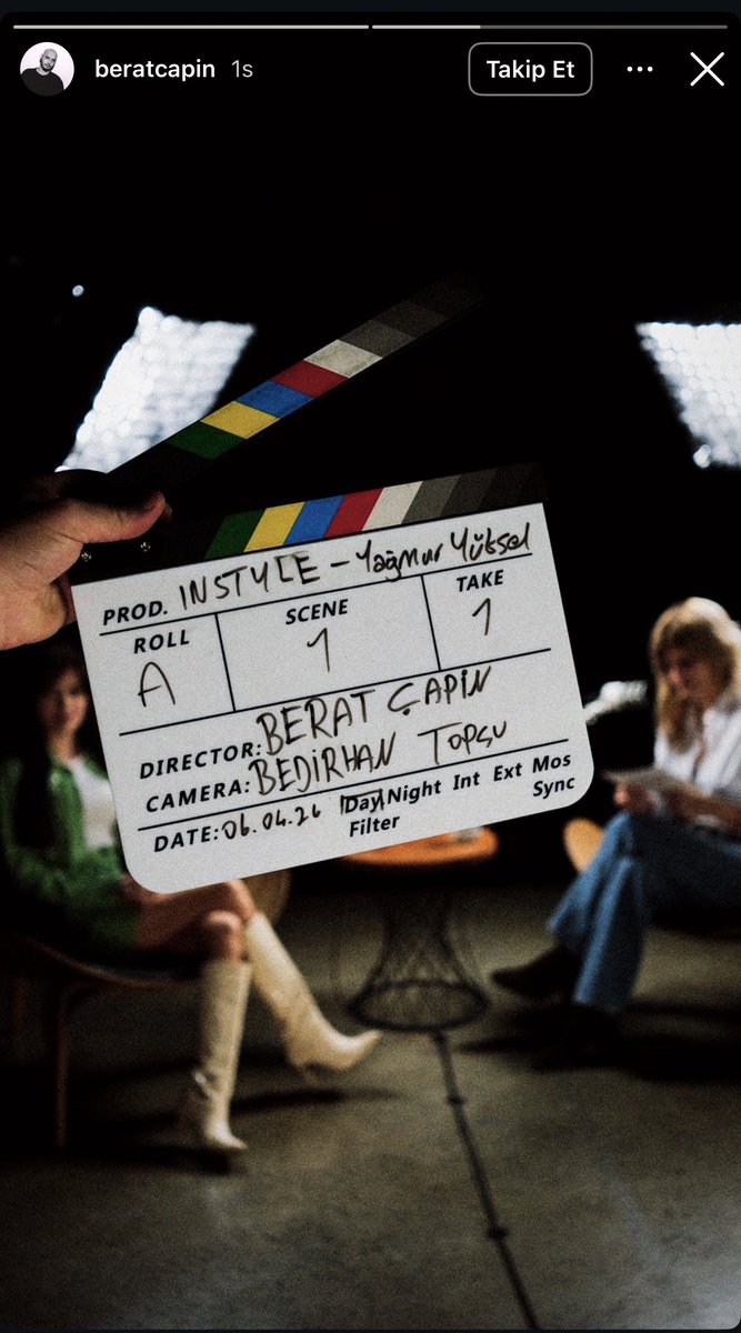 yagmuretkinlikk's tweet image. IG @/beratcapin hikayesinden 🎬
#Instyle ~ #YağmurYüksel