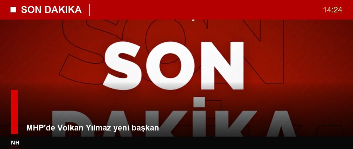 #SonDakika

MHP'de İstanbul il başkanlığı görevine Volkan Yılmaz atandı. Bu atama, İstanbul'da il ve ilçe teşkilatlarının feshedilmesinin ardından gerçekleşti.
- MHP Tüzüğü'nün 52 ve 54. maddelerine göre atama yapıldı
- Genel Başkan Yardımcısı Semih Yalçın atamayı duyurdu
-