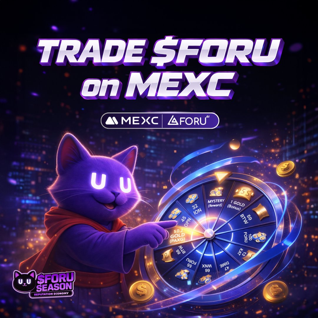 4uaicrypto's tweet image. Hey ForUNation! 

$FORU is featured in @Alpha_MEXC  April Spotlights🍀

Trade $FORU and unlock tickets for spins. More activity, more rewards.

🔗 Join the campaign:
 mexc.com/campaigns/Apri…

🔗 Trade $FORU:
 mexc.com/exchange/FORU_…

Try your luck and let us know what you got