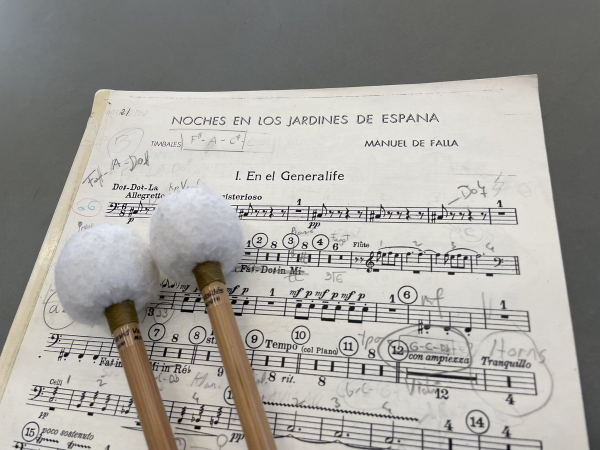 _DavidValdes_'s tweet photo. La escritura para #timbales de #Falla es siempre elegantísima. Una verdadera maravilla. No os perdáis a la @es_oscan este viernes en el @PFCantabria 🔗: https://t.co/5kSlKoTCvg #percusión #NochesEnLosJardinesDeEspaña https://t.co/U4NYjlMT3s