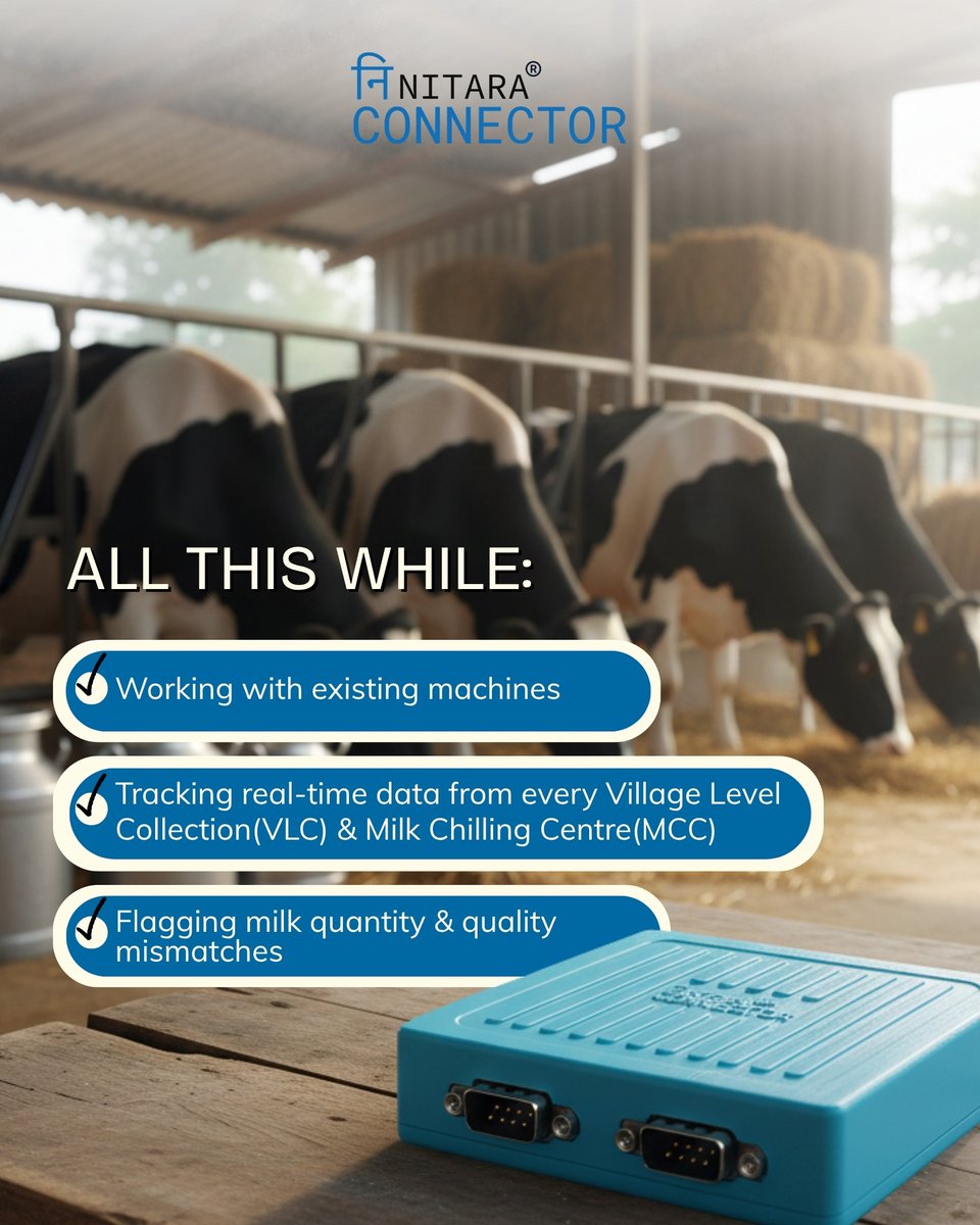 Nitara - Data-driven Dairying tweet media