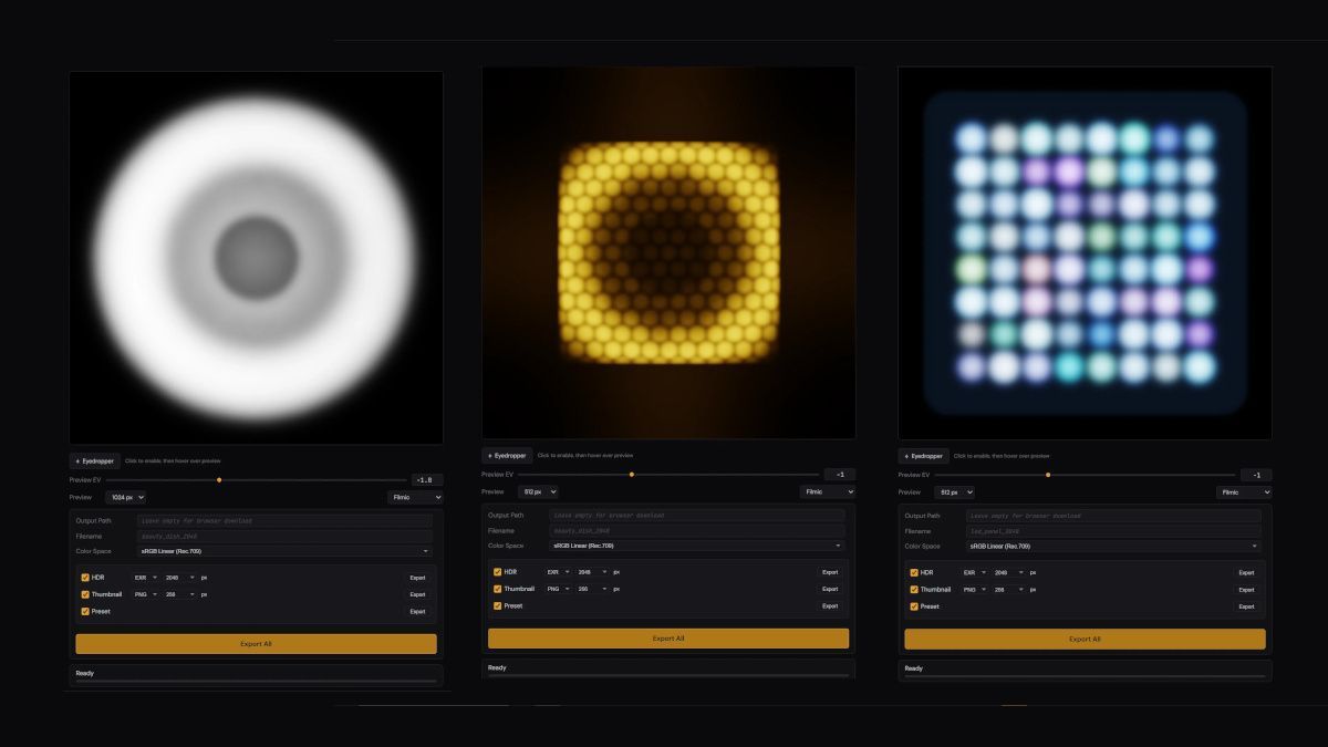 theCGchannel's tweet image. Free tool: Open Light generates procedural HDR light textures

Skydance Animation artist Borja Rama's brilliant tool generates pro-quality gobos and softboxes for #VFX, #motiongraphics, #virtualproduction, or just general CG work

cgchannel.com/2026/04/free-t…

#OpenLight