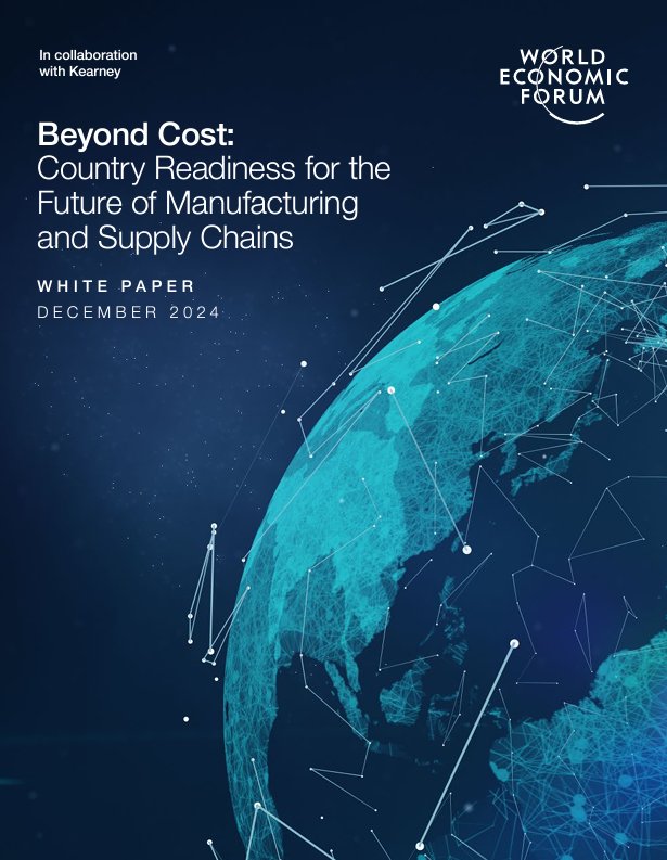 FeedSupervised's tweet photo. Global value chains are undergoing a profound transformation.
Five key trends are prompting #industrial companies to holistically rethink their network design and #geographical footprint. Learn more in this new whitepaper fr ..
rt @wef https://t.co/gk4NRiQH2z